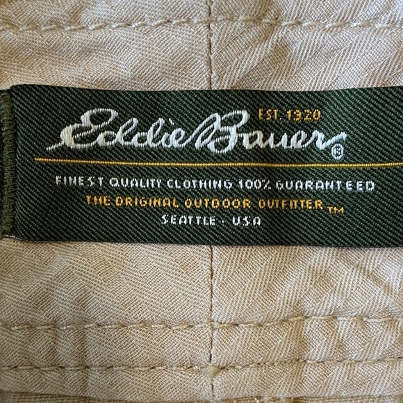 Eddie Bauer Women's Cream Button Mini Skirt Size‎ 12 - Picture 2 of 14